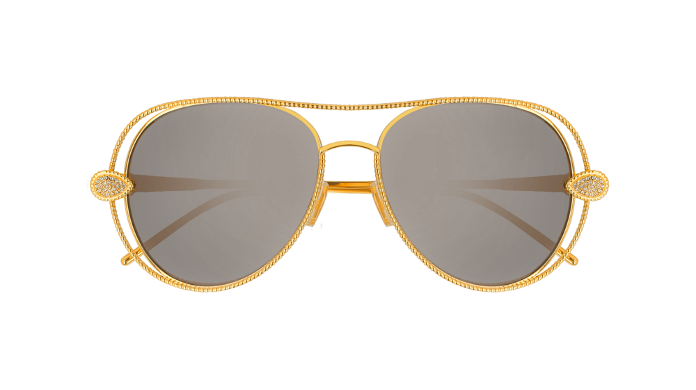 Boucheron Sunglasses BC0030S 003 18k Gold Plated