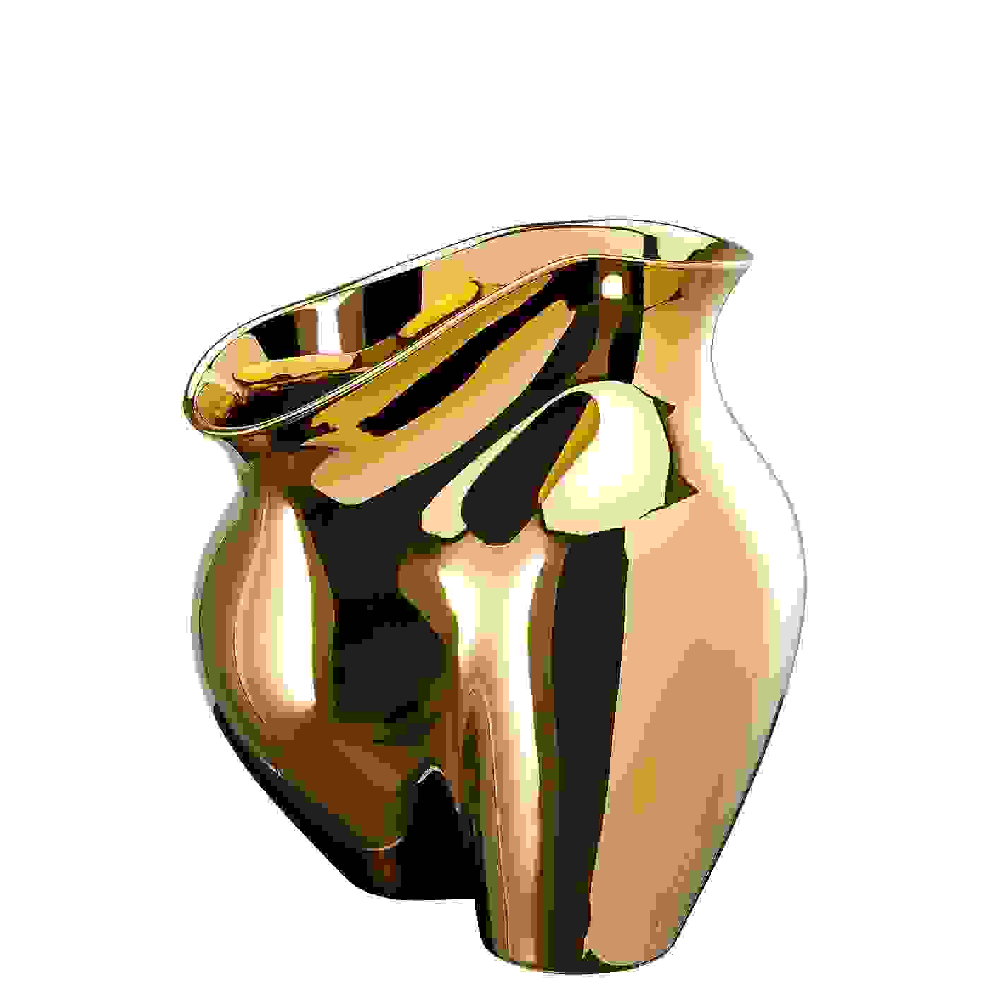 Rosenthal La Chute Gold Titanisiert Vase 26 cm 4012434706393