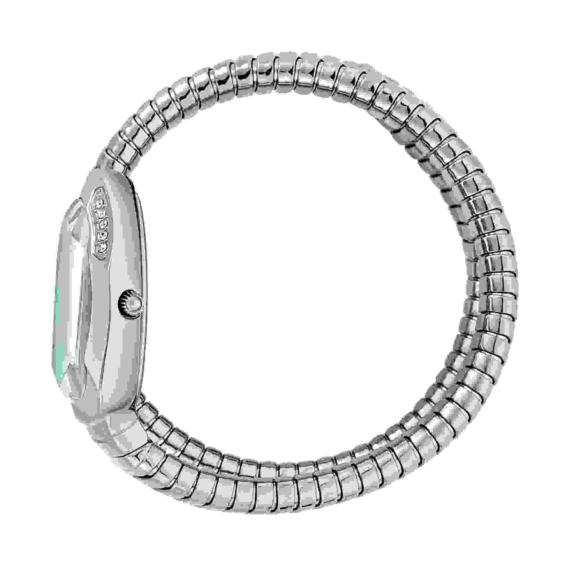 Just Cavalli Signature Snake Watch Silver/White JC1L209M0015