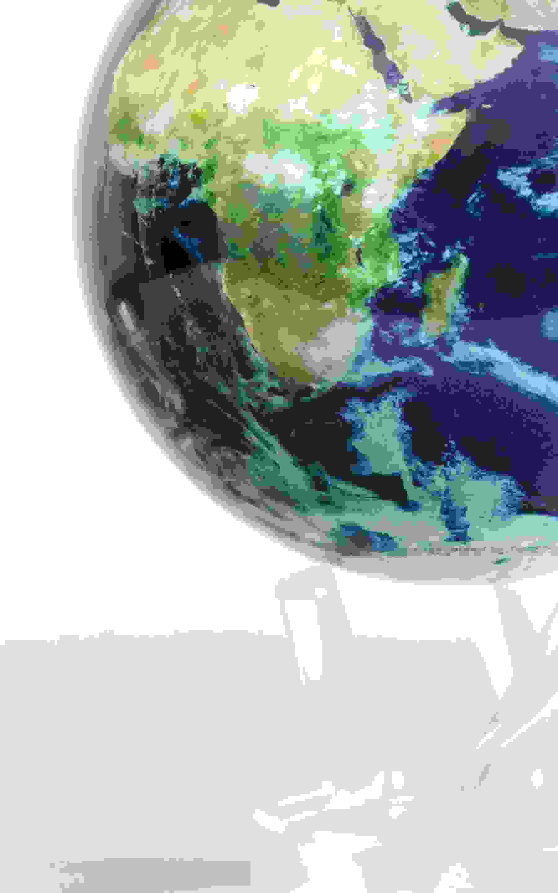 Mova Globe Earth & Clouds 8,5 inch w/ Acrylic Base MG-85-STE-C