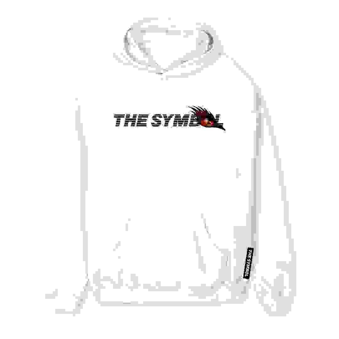 THE SYMBOL Dare To Dream Oversized Hoodie Vintage White