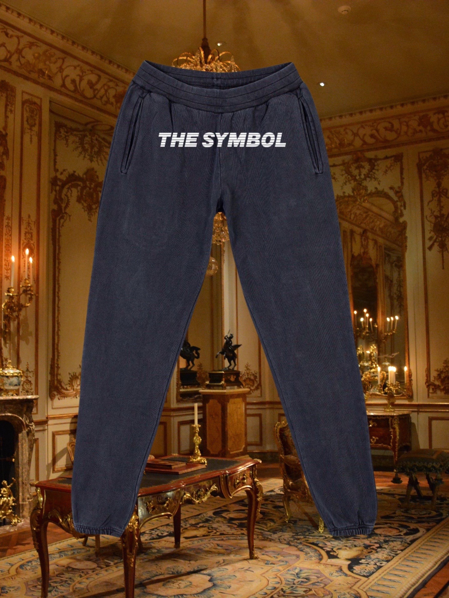 THE SYMBOL Vintage Collection Embroidery Sweatpants