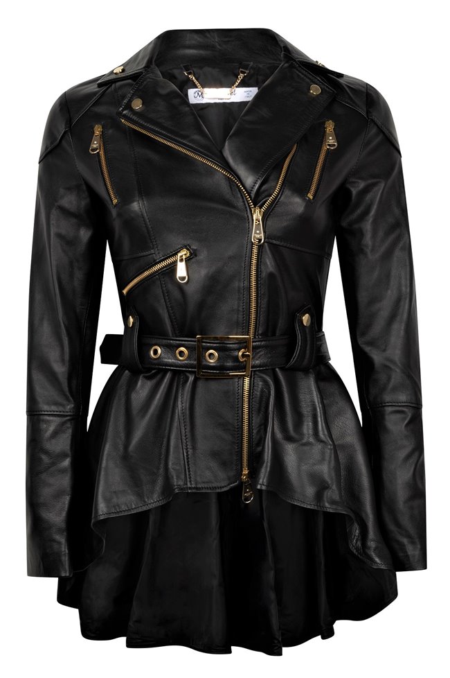 Drakesboutique - Marpel Italia Dana Nappa Leather Draping Trenchcoat Black