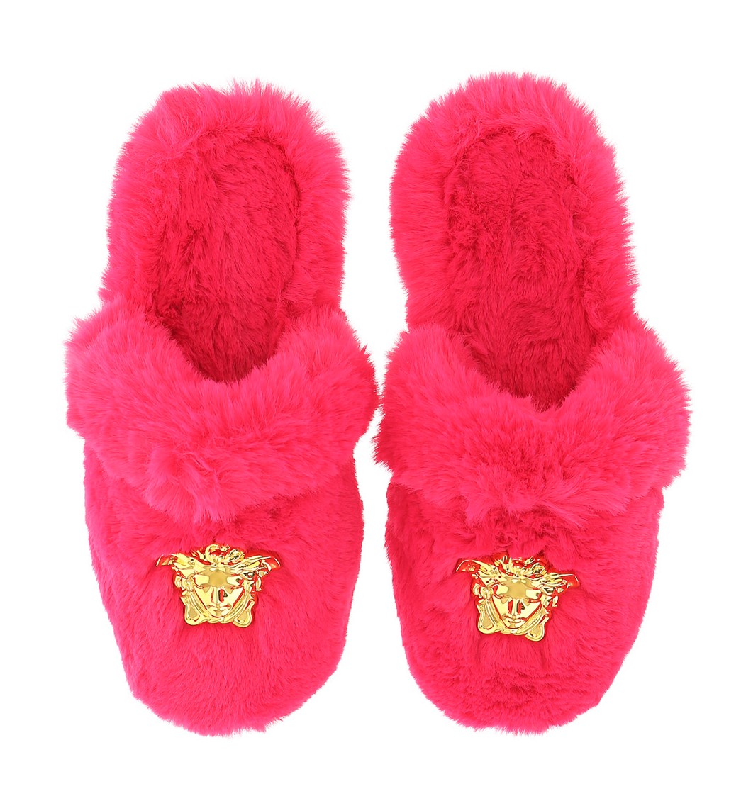 versace pink slippers