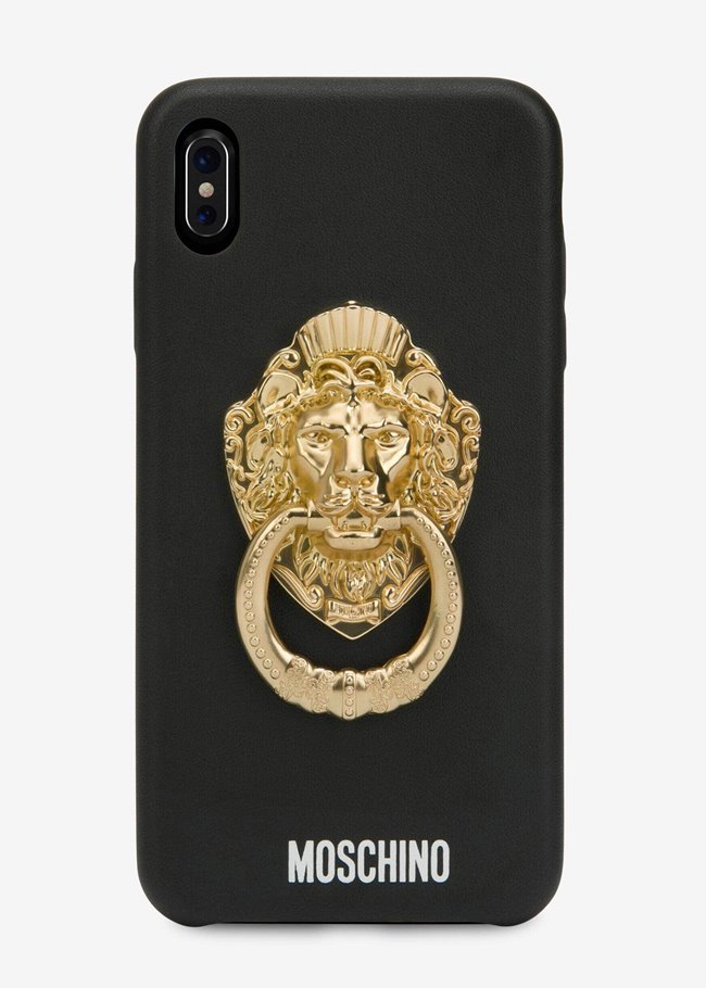 Drakesboutique Moschino Lion Head Iphone Case