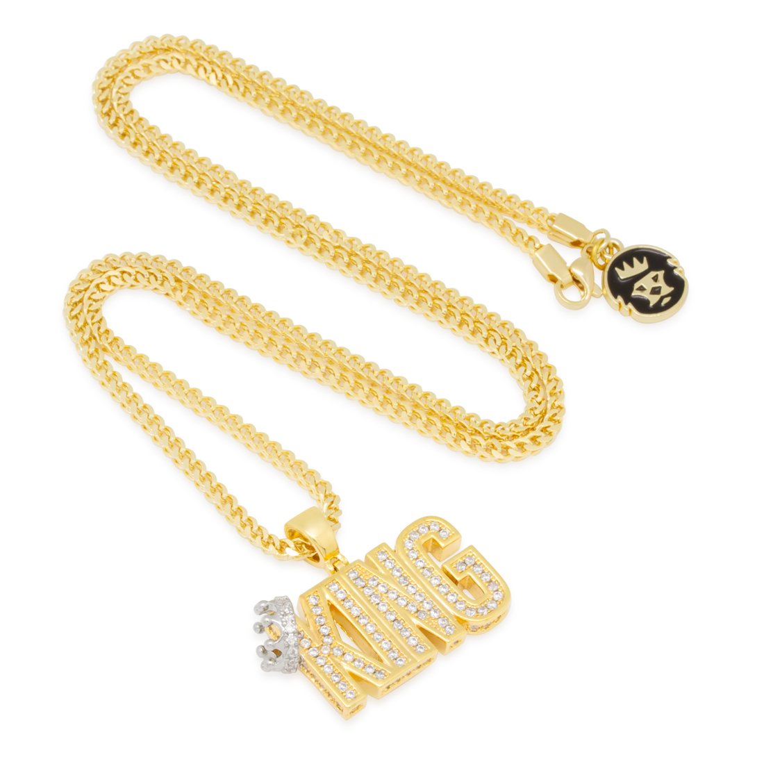 Drakesboutique - King Ice 14k Gold Plated The Crowned King 