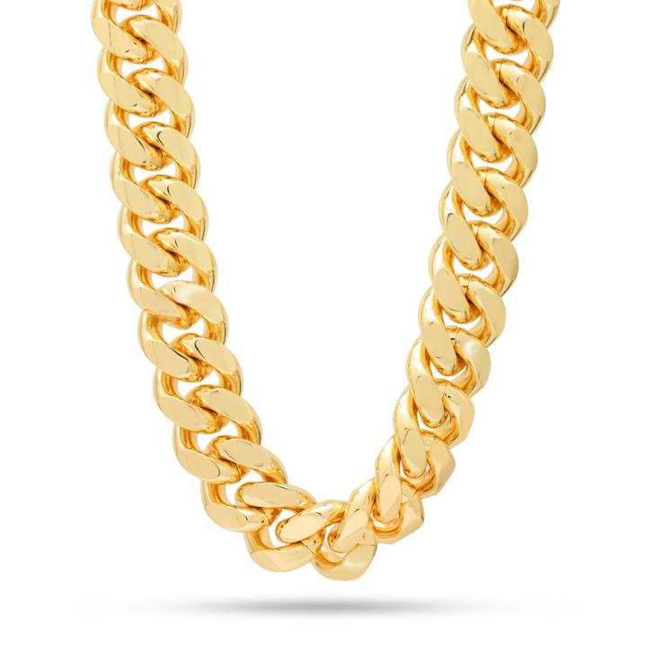 King Ice 14k Gold Plated Miami Cuban 