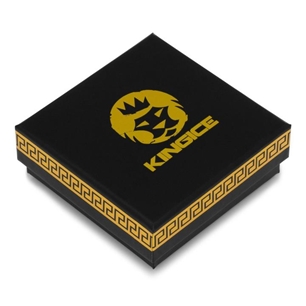 KING ICE 14k Gold Plated Iced Skeleton Flip Necklace NKX14245