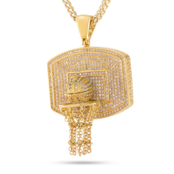 KING ICE 14k Gold Plated Basketball 