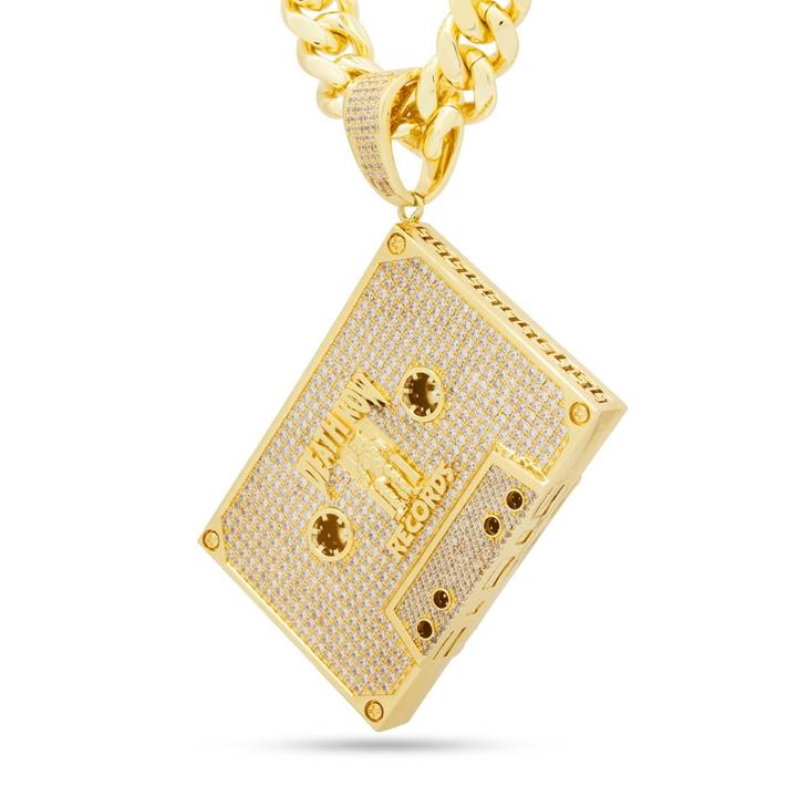 Drakesboutique - King Ice 14k Gold Plated Death Row XL Cassette 