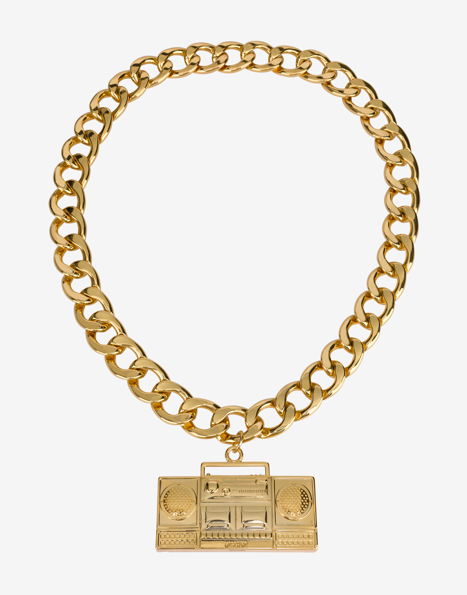 moschino gold necklace