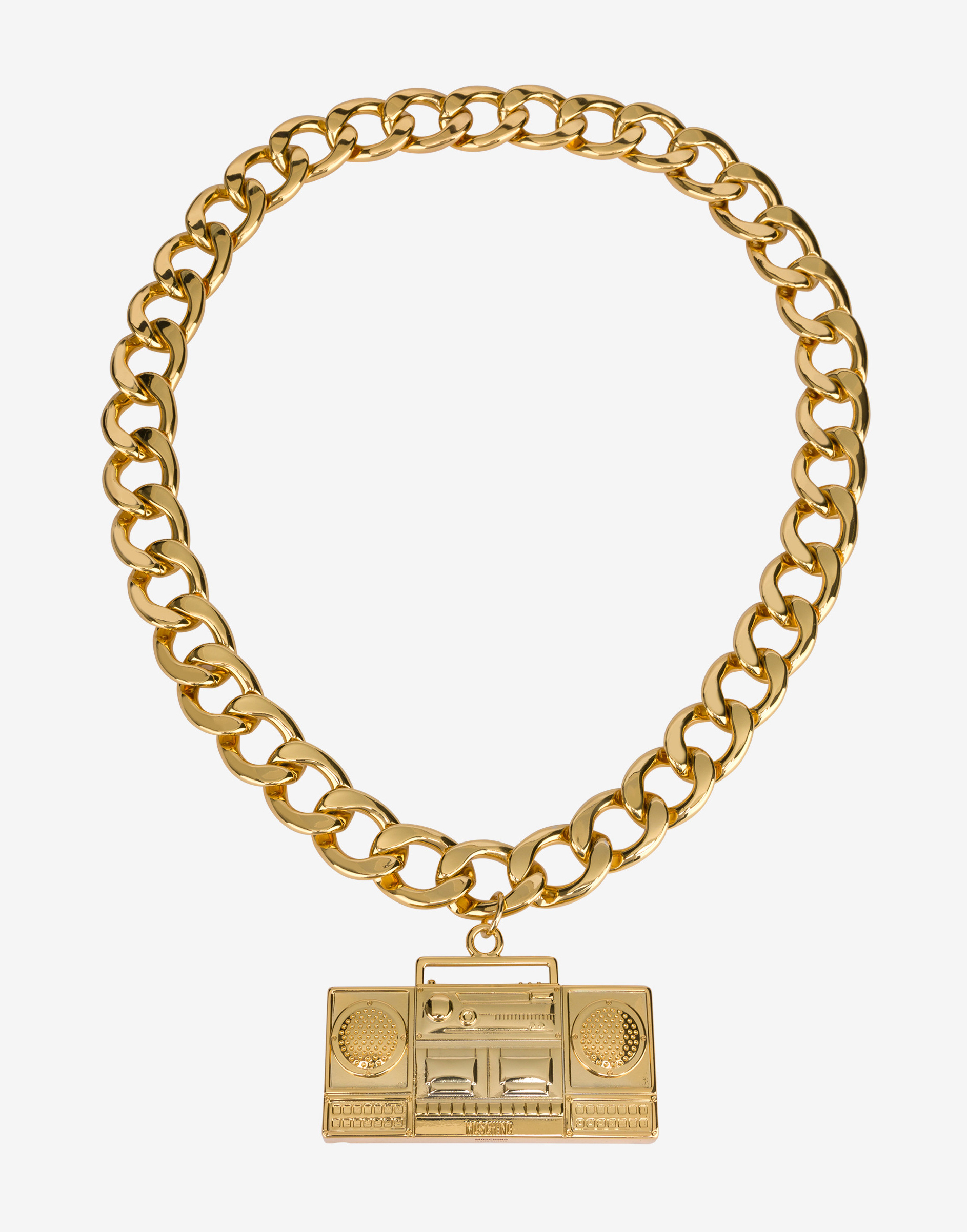 moschino chain necklace