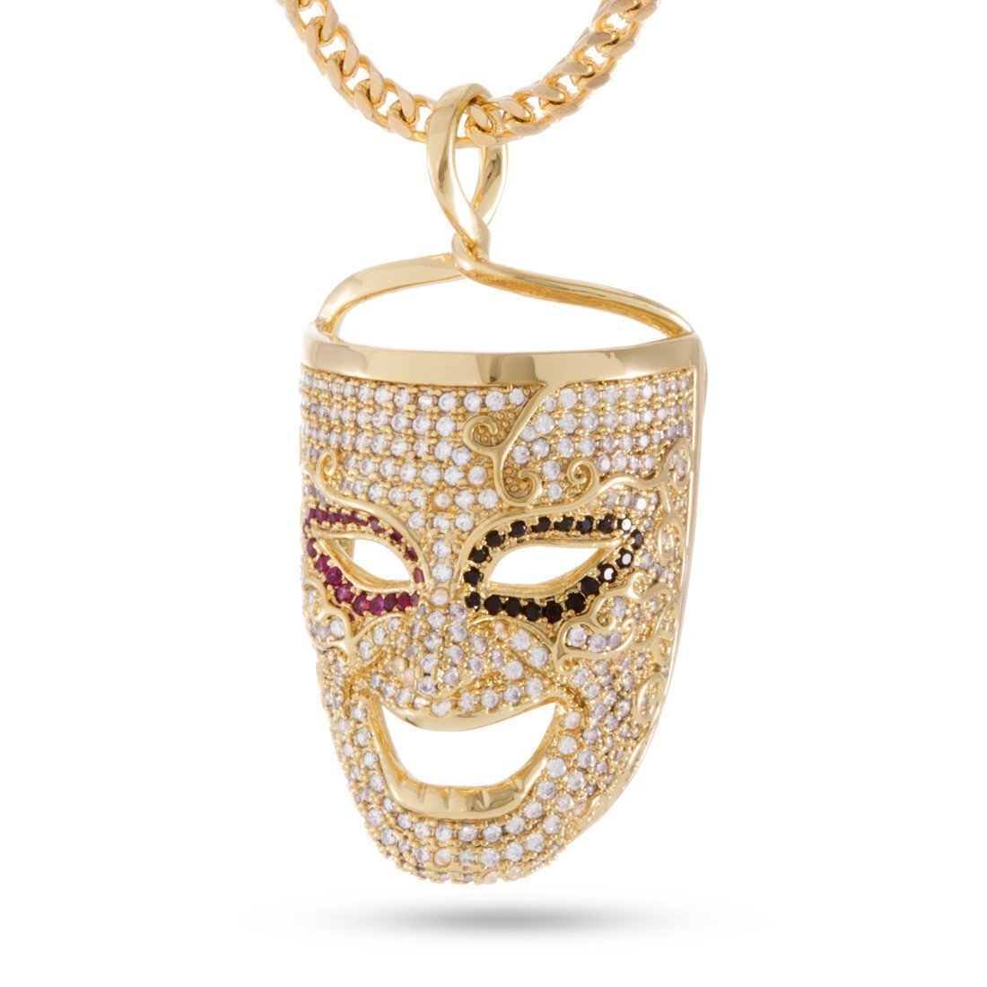 Drakesboutique - King Ice 14k Gold Plated Laugh Now Cry Later 