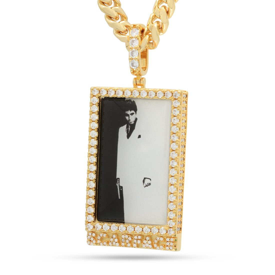 Drakesboutique - King Ice x Scarface 14k Gold Plated Scarface Drakesboutique - King Ice x Scarface 14k Gold Plated Scarface