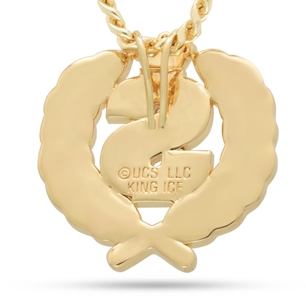 King Ice x Scarface 14k Gold Plated Cash Empire Necklace NKX14307