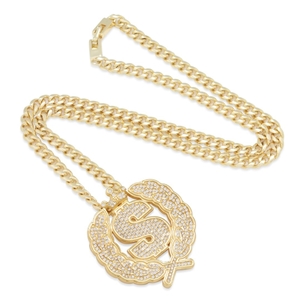 King Ice x Scarface 14k Gold Plated Cash Empire Necklace NKX14307