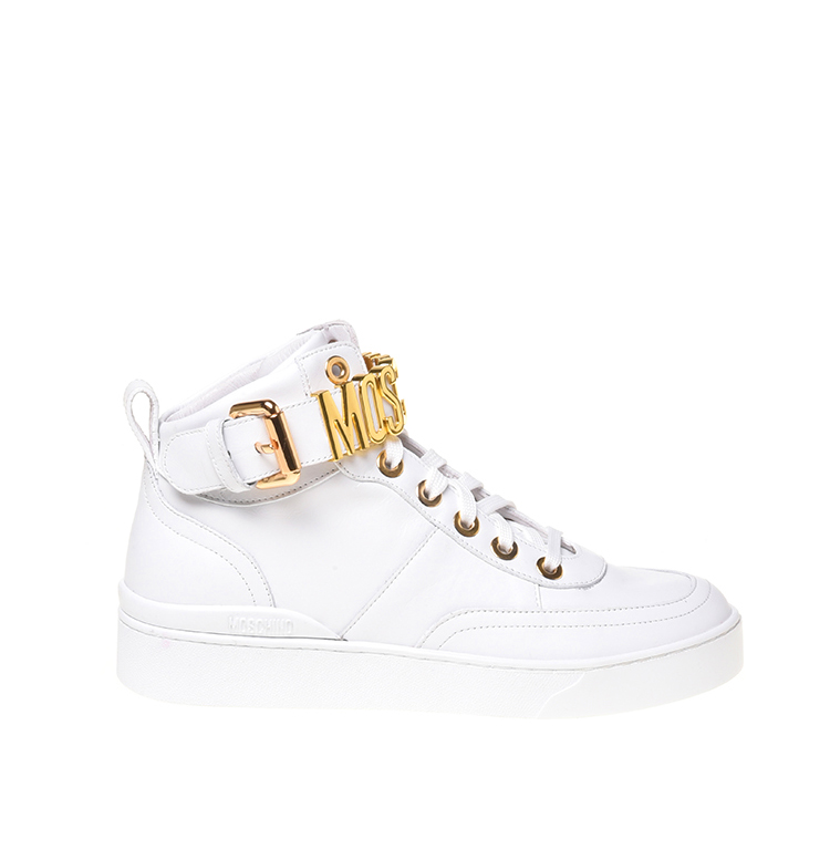 moschino high top sneakers