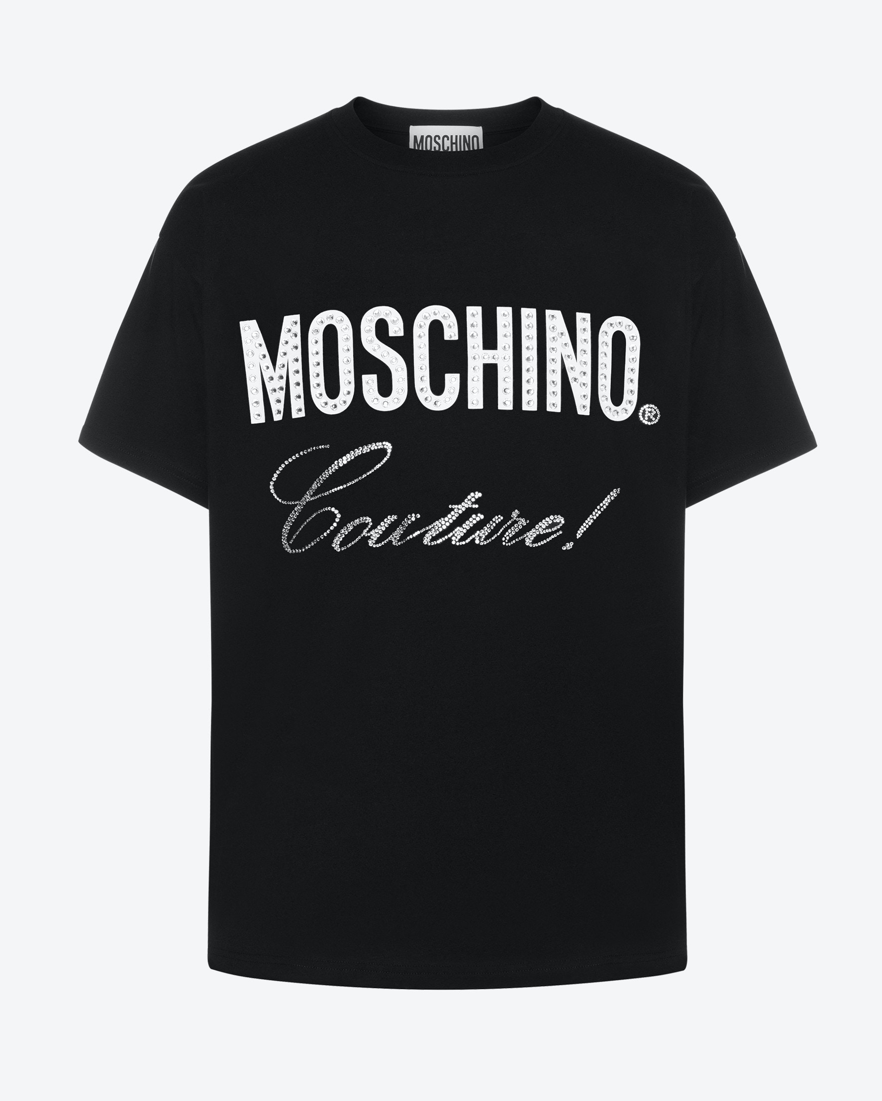 black moschino shirt