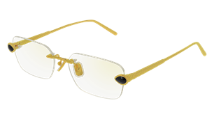 Boucheron Optical Glasses BC0094O 001 18k Gold Plated