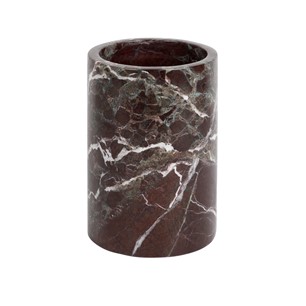 Alexis Burgundy Marble Vase/Wine Cooler