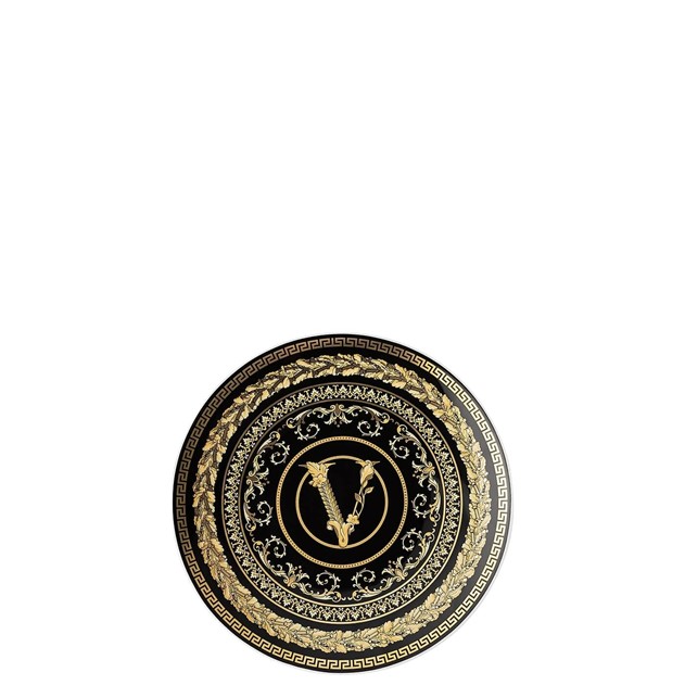 Versace Virtus Gala Black Plate 17cm 4012437382020