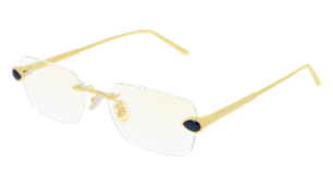 Boucheron Optical Glasses BC0094O 002 18k Gold Plated