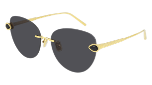 Boucheron Sunglasses BC0109S 001 18k Gold Plated