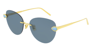 Boucheron Sunglasses BC0109S 002 18k Gold Plated