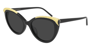 Boucheron Sunglasses BC0116S 001 18k Gold Plated
