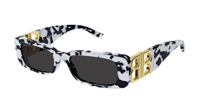 Balenciaga BB Sunglasses Black/White BB0096S 005