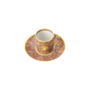 Versace Scala Del Palazzo Rosa Cup & Saucer 4 Tall 4012437368031
