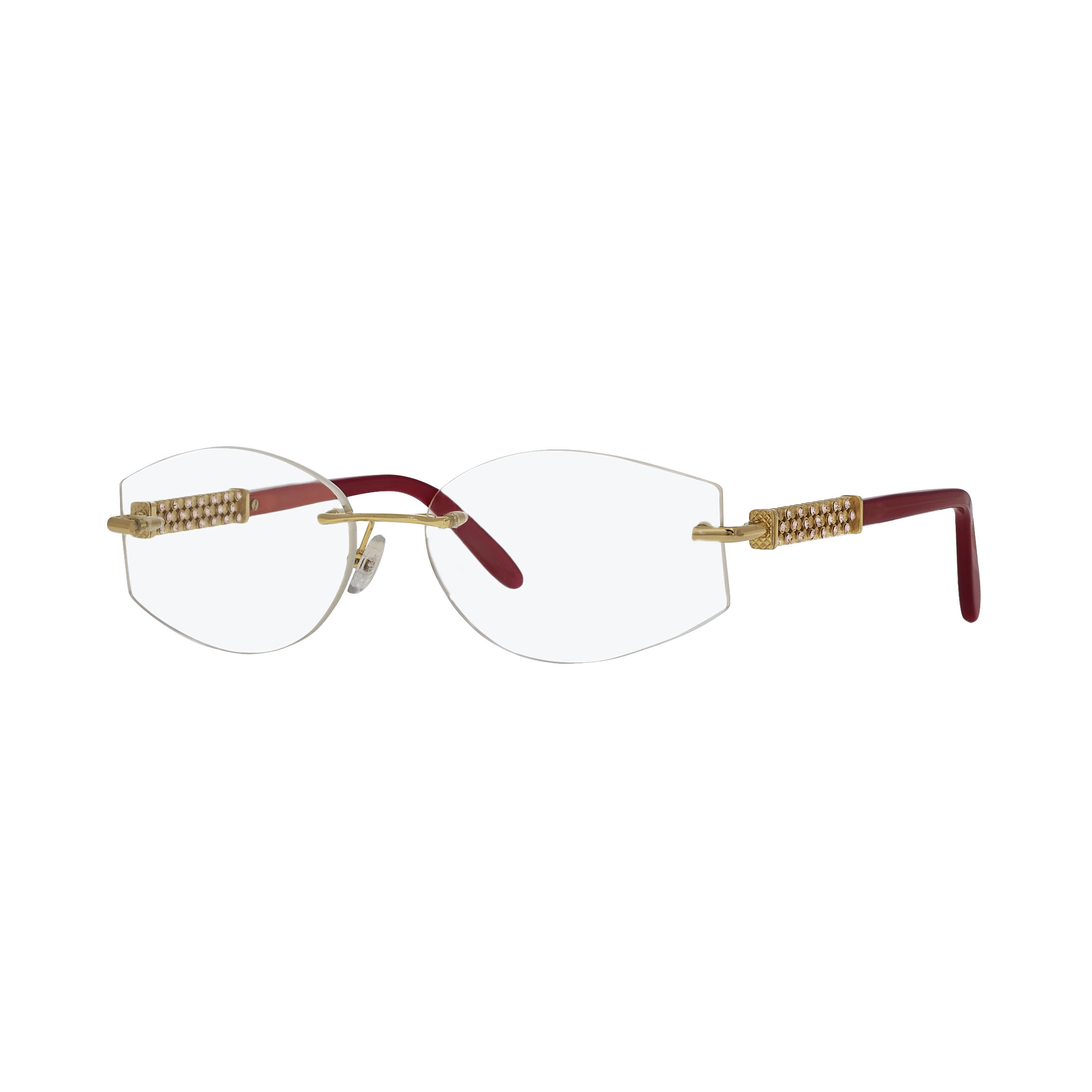 Caviar Frames 2391 Swarovski 18k Gold Plated