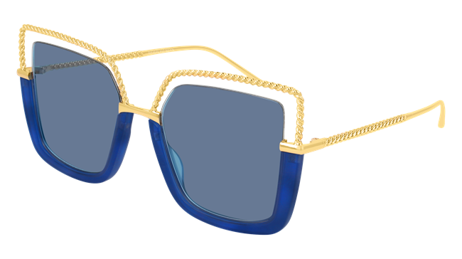 Boucheron Sunglasses BC0067S 003 18k Gold Plated