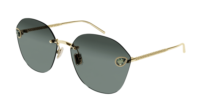 Boucheron Sunglasses BC0128S 003 18k Gold Plated