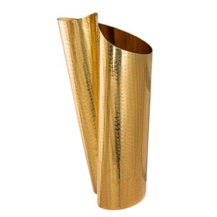 Zanetto Tamada Large Vase/Umbrella Stand 66cm 24k Gold Plated