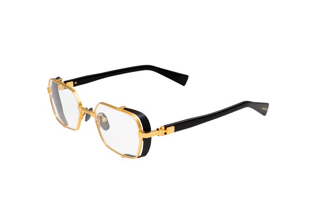 Drakesboutique Balmain Eyewear Brigade Iii Optical Black Gold