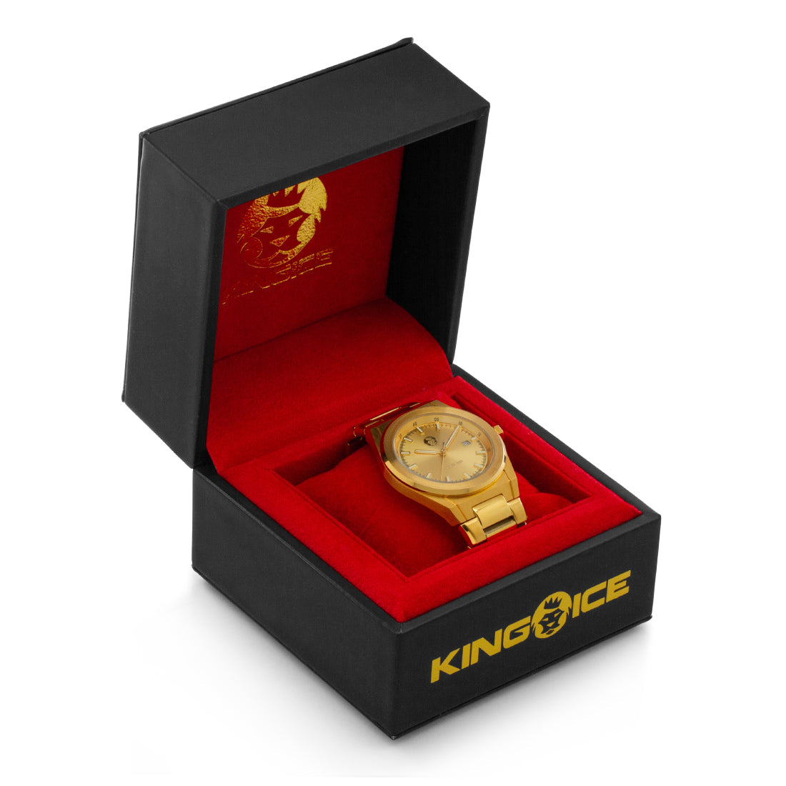 King Ice 14k Gold Plated Arctic I Watch WAX15003