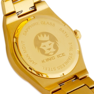 King Ice 14k Gold Plated Arctic II Watch WAX15001