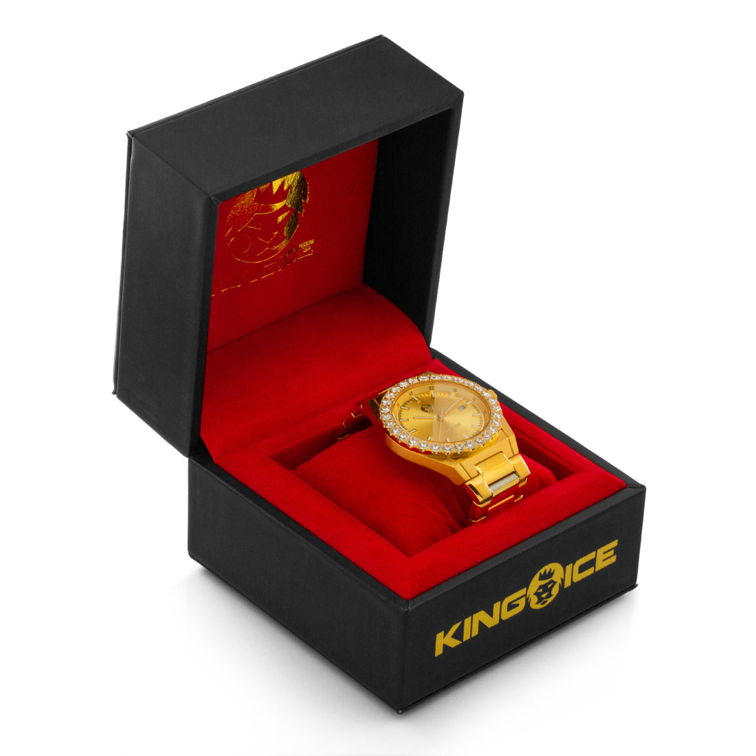 King Ice 14k Gold Plated Arctic II Watch WAX15001