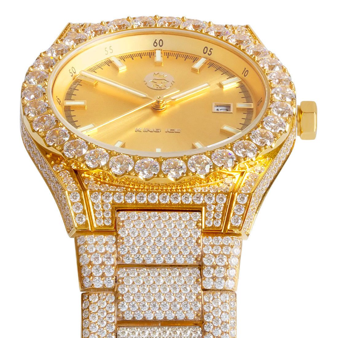 King Ice 14k Gold Plated Arctic III Watch WAX15002