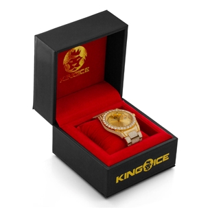 King Ice 14k Gold Plated Arctic III Watch WAX15002