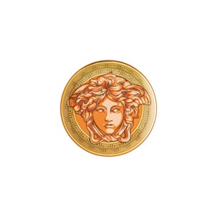 Versace Medusa Amplified Orange Coin Plate 17 cm 4012437385267