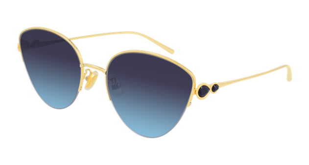 Boucheron Sunglasses BC0115S 002 18k Gold Plated