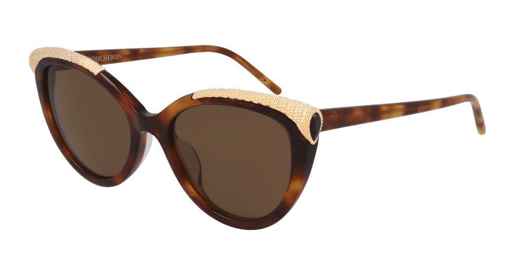 Boucheron Sunglasses BC0116S 003 18k Gold Plated