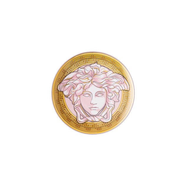 Versace Medusa Amplified Pink Coin Plate 17 cm 4012437385083