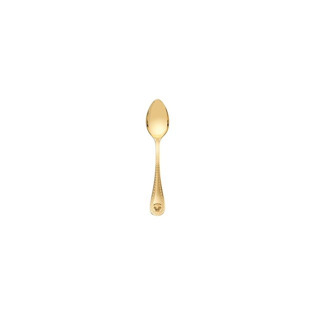 Versace Medusa Vergoldet 24k Gold Plated Coffee Tea Spoon / 1 Piece