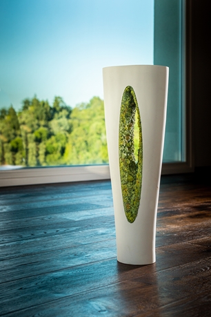 FOS Ceramiche Inside Out Limited Edition Vase White/Green