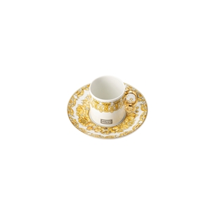 Versace Barocco Mosaic Espresso Cup + Saucer 4012437372663