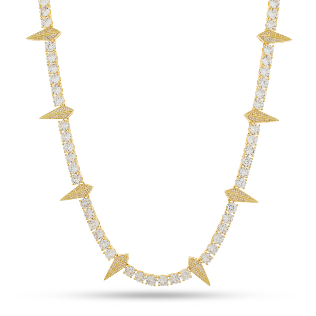 King Ice 14k Gold Plated Wakanda Tennis Chain CHX14234 20"