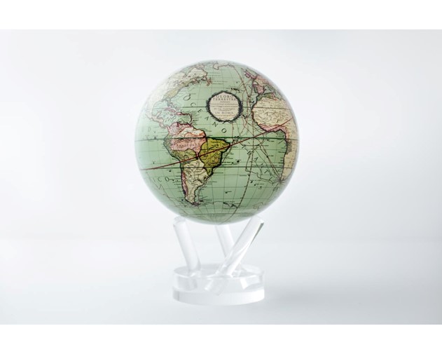 Mova Globe Terrestial Green 4,5 Inch w/ Acrylic Base MG-45-GCT
